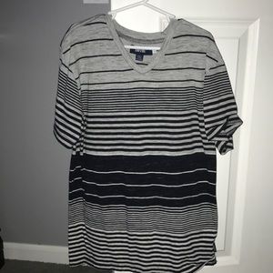 Youth Large Univibe Black and White tee shirt